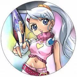 Ehető papír Bakugan Julie 19,5 cm