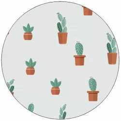 Élelmezési papír minta kaktuszokra 19,5 cm