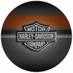 Ehető papír Harley Davidson logó 19,5 cm