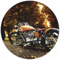 Étterem papír Harley Davidson barna 19,5 cm