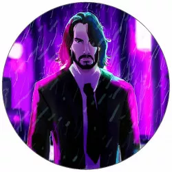 Étkezési papír John Wick animáció 19,5 cm