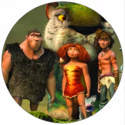 Élelmiszerpapír Croods családja 19,5 cm