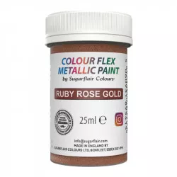 Gél festék fényes rubinrose 25 ml