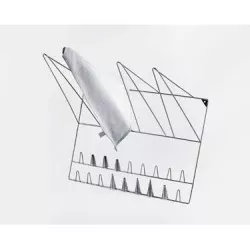 Rozsdamentes fali tartó zacskókhoz és díszítő hegyeihez professzionális felhasználásra