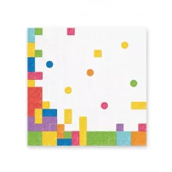 Papírové gyerek zsebkendők játék kockák 10 db 33x33 cm