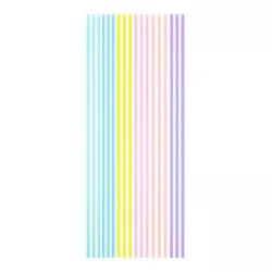 Hosszú, vékony, pasztell színű születésnapi gyertyák, 18 darabos szett