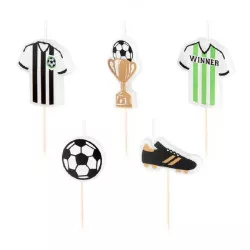 Futball gyertyák 5 db