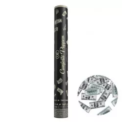 Konfetti, amely elhullajtja a pénzt: 100 dolláros bankjegy 40 cm-es hosszúságban