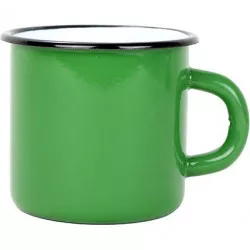 Belis Emajegytal smaltázott pohár 7cm/0,25l sötétzöld, készítve a BELIS/SFINX számára