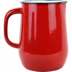 Belis Enyvített smaltos üvegkanna piros 2,5 l, BELIS/SFINX részére gyártva