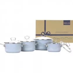 Belis BELIS Szett zománzott edényekhez PREMIUM SZÜRKE 4-részes