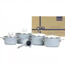 Belis BELIS Szett zománcozott edényekhez PREMIUM SZÜRKE 5-részes szett