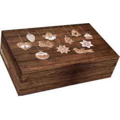 Mézeskalács díszfa doboz 25x15x7 cm