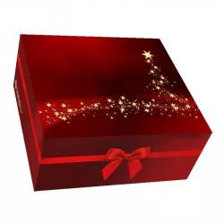 Rózsaszínű doboz süteményhez 22x20x9,7 cm