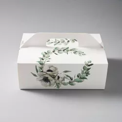 Esküvői esküvői dobozka kiemelő részhez zsetont Green (26 x 18 x 9,5 cm)