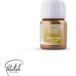 Folyékony metálfesték Fractal - Antique Gold (30 ml)