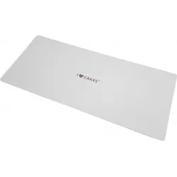 Kemény farostlemez fehér téglalap alakú alátét, 35x15 cm