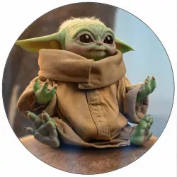 Ételpapír Mandalorián Baby Yoda 19,5 cm