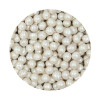 Fehér édesítő és rizs gyöngy ezüstös fehér 7 mm 1 kg