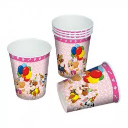 Papír pohár 250ml, 6 db Paw Patrol