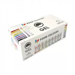 Gél színek készlet (8 db)
