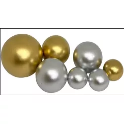 Csokoládé goly 7 db arany ezüst