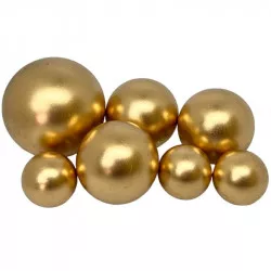 Csokoládé goly 7db szuper aranyozott