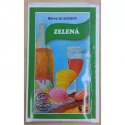 Élelmiszeripari por- és porított színezék (5 g) Zöld