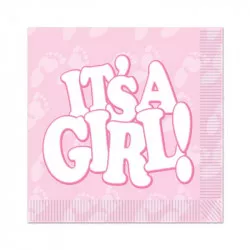 Papírszalvéták ez egy lány 33x33cm 16 db