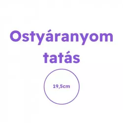 Nyomtatás ehető papírra, kör átmérője: 19,5 cm