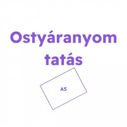 Nyomtatható, ehető A5 méretű papír