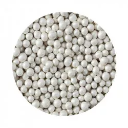 Fehér fényes cukorpelyhek 3-4 mm 1 kg