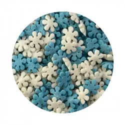 Fehér-kék cukorpelyhek 1 kg