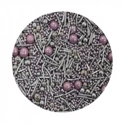 Cukorgyöngy díszítés Ezüst kincs 1kg