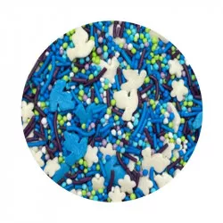 Kék-fehér galamb díszítő cukor 1 kg