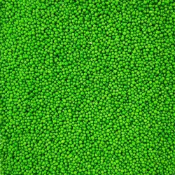 Cukorkás gyöngy 2 mm világos zöld 1 kg