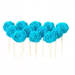 Kék cukorgyöngyök 12 db