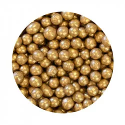 Arany 7 mm cukor-és rizs gyöngy 1 kg