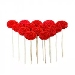 Cukrová nyalókák vörös 12db