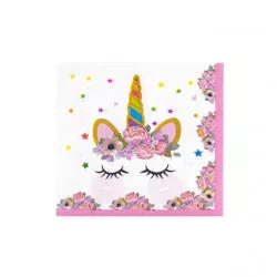 Papírtörlőkendők 33x33 cm 10 darab Unicorn