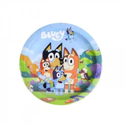 Parti papírtányérok 22 cm, 10 db Bluey