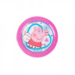 Parti papírtány talírok 22cm 10db Nyuszi Bremen