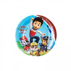 Párt papír tányér 22cm 10db Paw Patrol