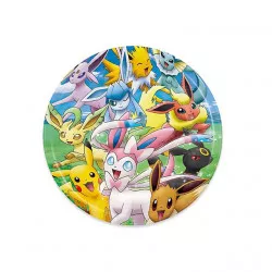 Parti papír tányér 22 cm 10 db Pokémon