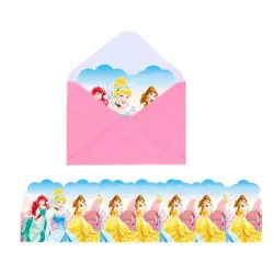 Meghívó születésnapra 10 darab hercegnőnek