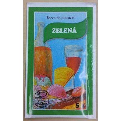 Élelmiszer-színezék por (5 g) Zöld