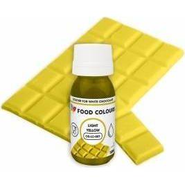 Élelmiszer-színezékek Folyékony csokoládé szín Világossárga (18 ml)