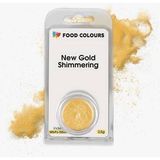 Food Colours New Gold Shimmering (2,5 g) arany