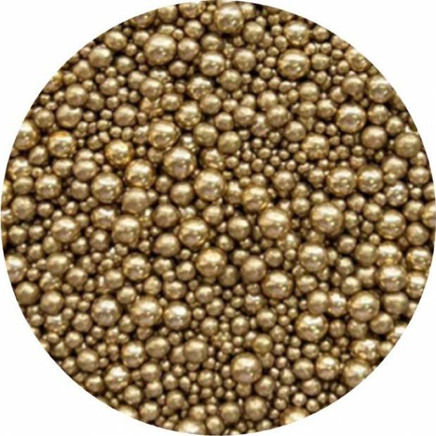 Cukor gyöngyök arany mix 1kg