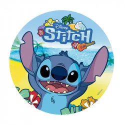 Stitch fondánlap tortára 20 cm